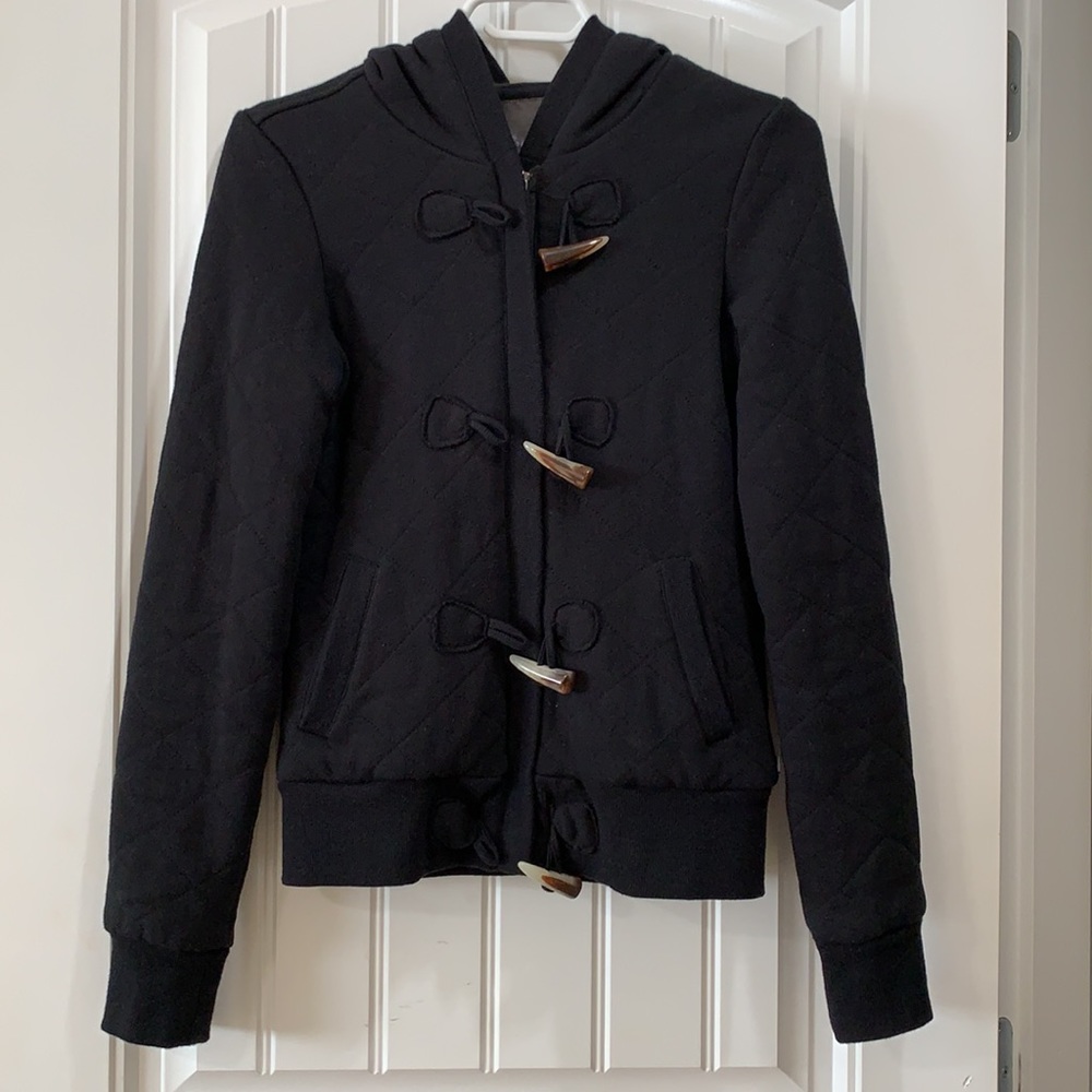 Thick warm black hoodie